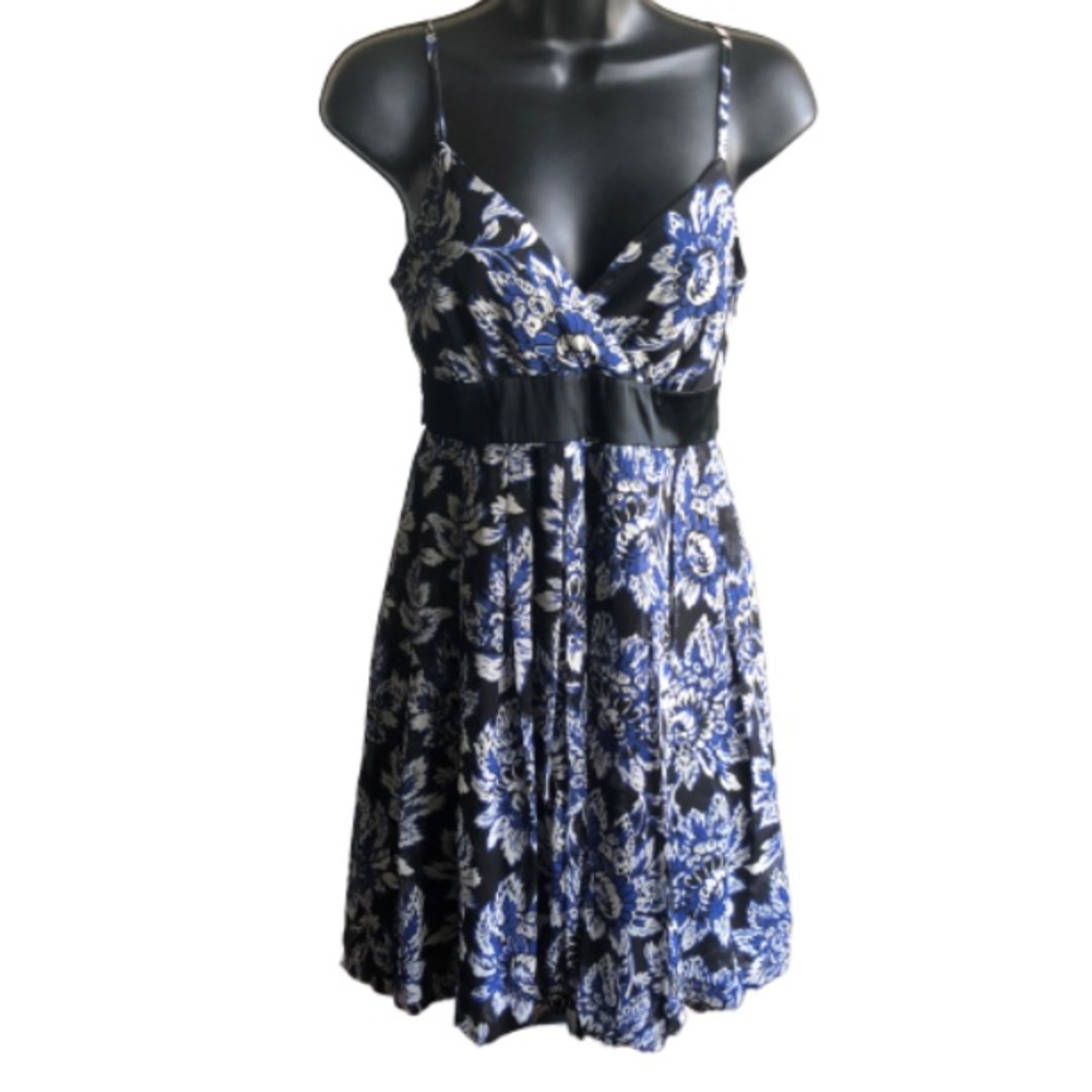 INC  Silk Chiffon Floral Dress - Picture 2 of 8